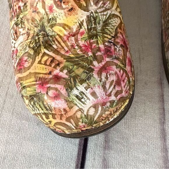 Dansko XP Professional Clogs Floral Multicolor Shoes Women's EU 39 Comfort Nurse - Picture 5 of 12